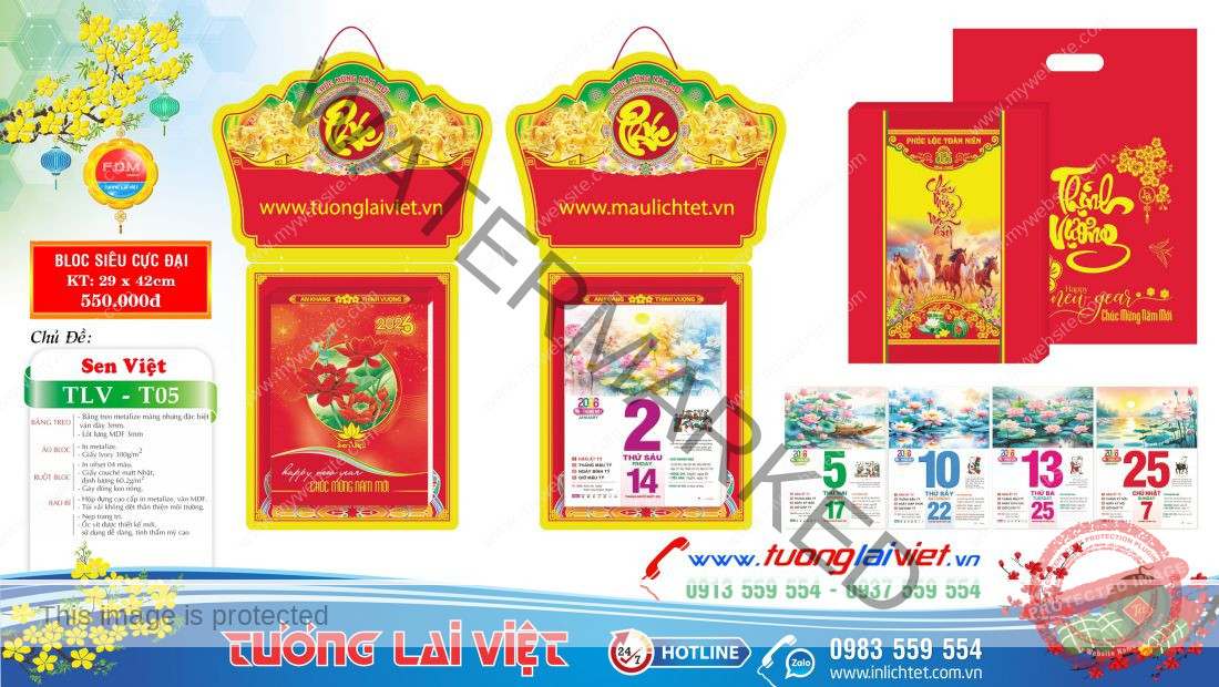 bloc siêu cực đại 30x40 Hoa Sen