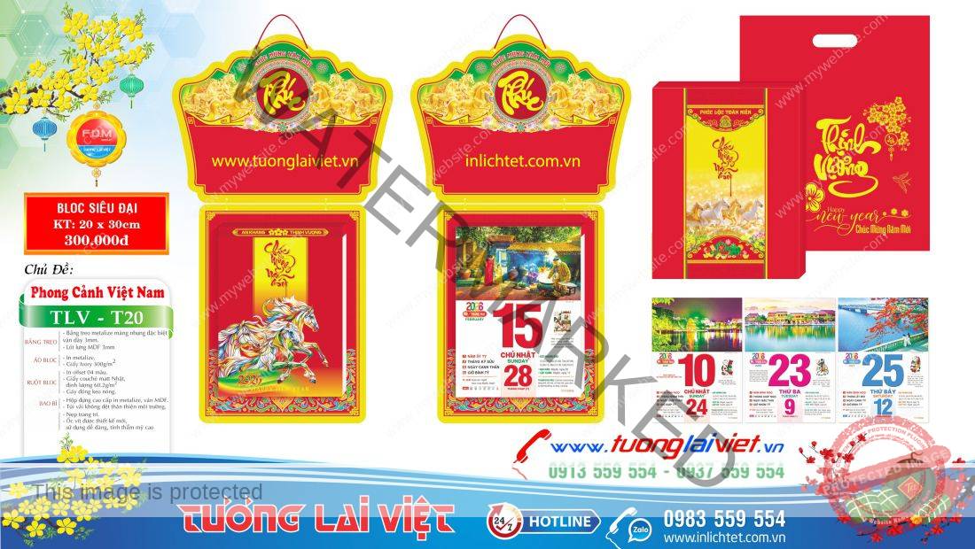 bloc siêu đại 20x30 Phong Cảnh Việt Nam