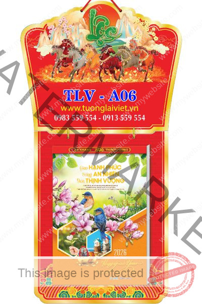 Lịch bloc cực đại 25x35 Gieo Mầm Cuộc Sống