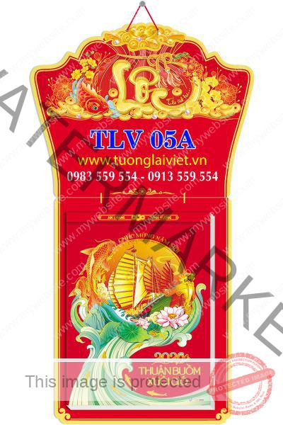 Lịch bloc cực đại 25x35 Lộc Xuân