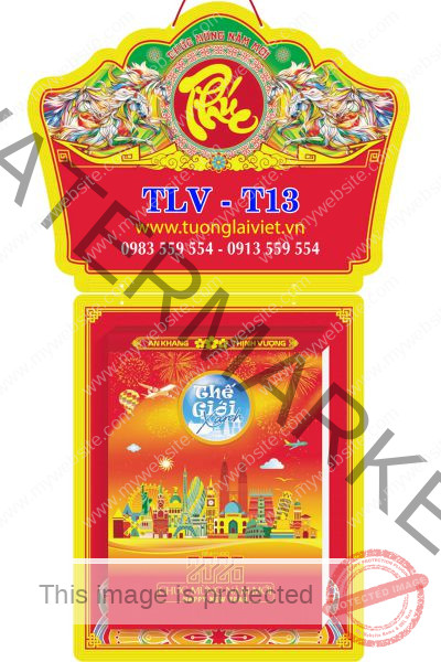 Lịch bloc cực đại 25x35 Phong Cảnh Thế Giới