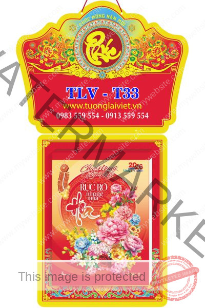 Lịch bloc đại 17x24 Tết Sum Vầy