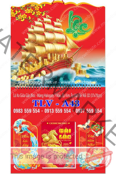 Lịch bloc lò xo giữa Thuận Buồm Xuôi Gió