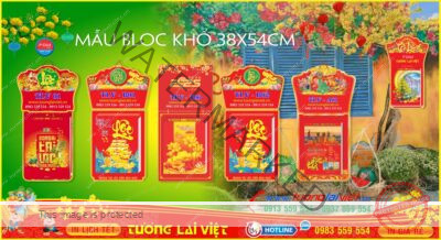 Mẫu Lịch bloc khổ lớn 38x54
